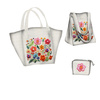 XL bag with in-bag pouch 2 in 1 - FLOWERS 3D WZ. 17 - sewing set