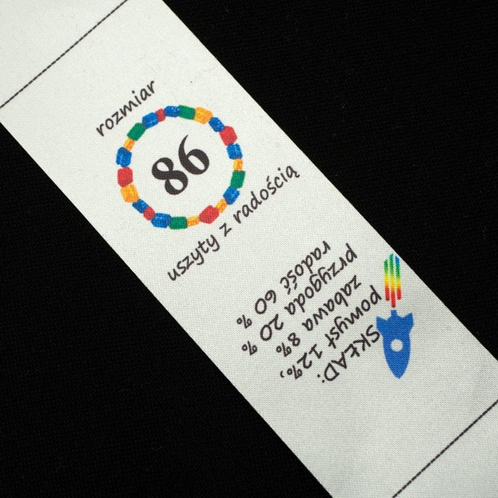 Jungs Textillabel - Größe 50 - 4 Stck Set