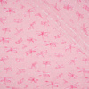 DRAGONFLIES / pink - Cotton batiste with knots 
