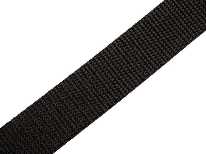 Webbing tape - BLACK / Choice of sizes