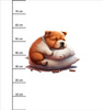 SLEEPING DOG - panel (75cm x 80cm) SINGLE JERSEY
