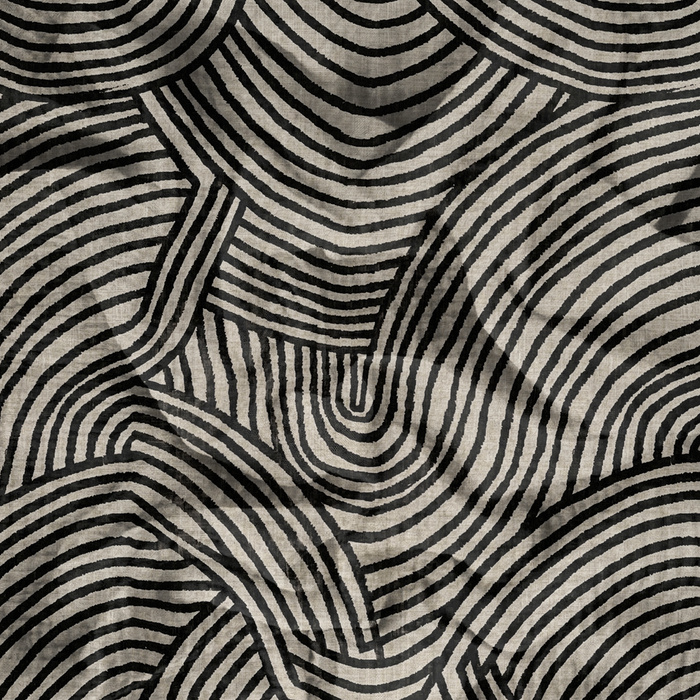 RETRO GEOMETRIC WZ. 20 - Baumwoll Musselin
