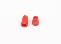 Plastic Cord Ends 17mm - RED