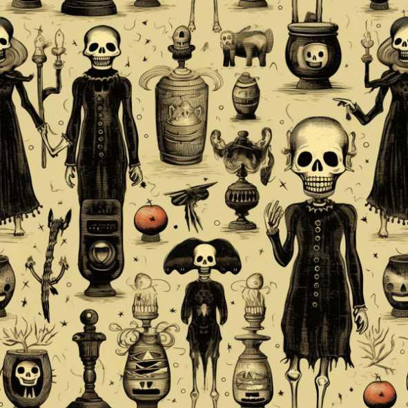 HALLOWEEN wz.2 - Hydrofobní česaná teplákovina