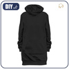 DIY Set - Klokaní mikina "LUXA" - ČERNÁ - M/L