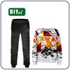 Children's tracksuit (MILAN) - MOUNTAINS / TRIANGLES - sewing set
