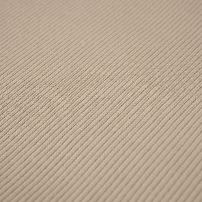 D-115 BEIGE - Ribbed knit fabric
