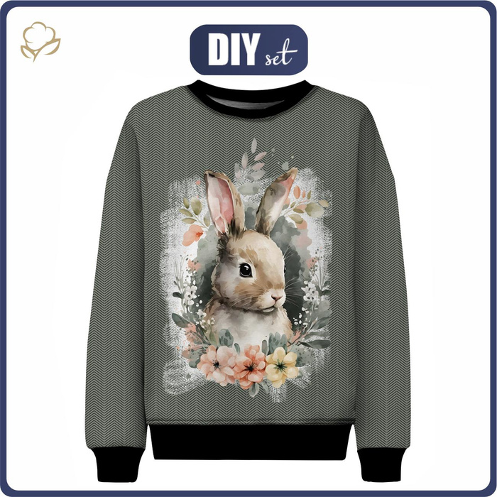 KINDER SWEATSHIRT (NOE) - BABY BUNNY - Nähset (86/92)