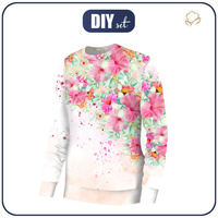 WOMEN'S SWEATSHIRT (HANA) BASIC - ALCEAS pat. 2 - looped knit fabric - M