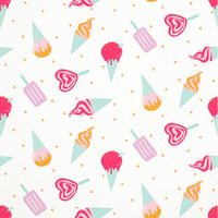 100cm EIS / creme - Baumwoll Webware