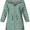 KIDS PARKA (ARIEL) - BIRDS AND LEAVES (FOREST ANIMALS) - softshell (110/116)