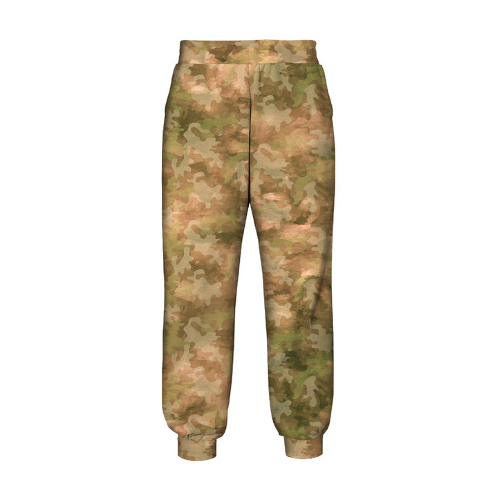 WOMEN'S JOGGERS (NOEMI) - CAMOUFLAGE BEIGE - sewing set L