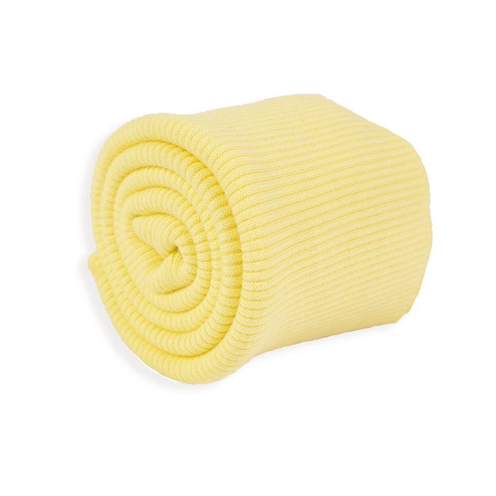 Bündchenstoff gerippt - BUTTER YELLOW (D-173)