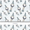 GNOMES (WINTER IN THE CITY) - Cotton woven fabric