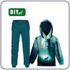 Children's tracksuit (OSLO) - MISTY WOLF - sewing set (146/152)