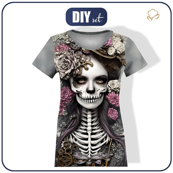 WOMEN’S T-SHIRT - GOTHIC GIRL - sewing set XL