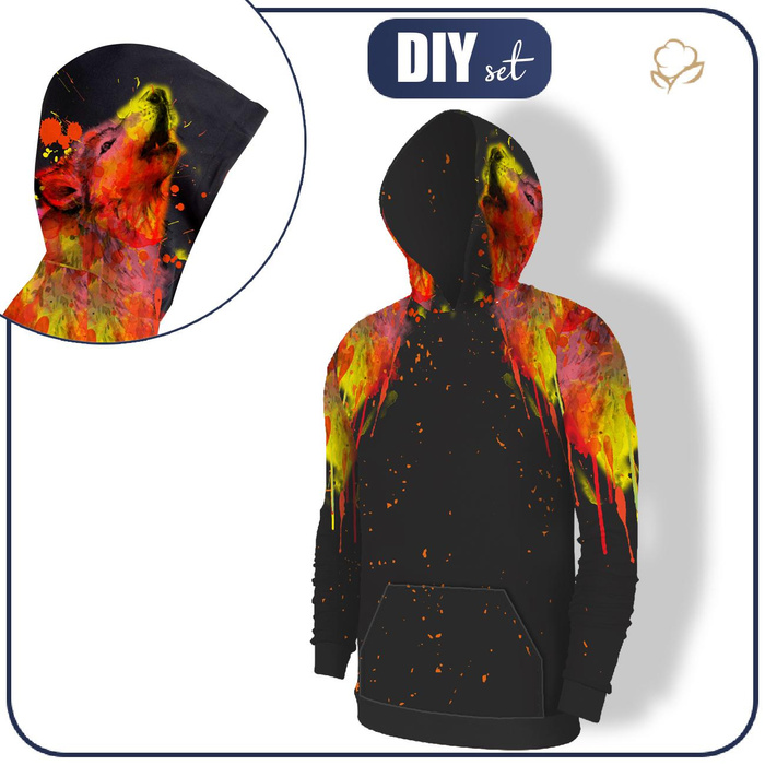 HERREN HOODIE (COLORADO) - WOLF M. 2 - Nähset M