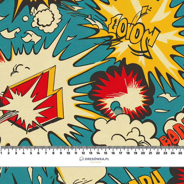 RETRO COMICS M.7 - Baumwoll Webware