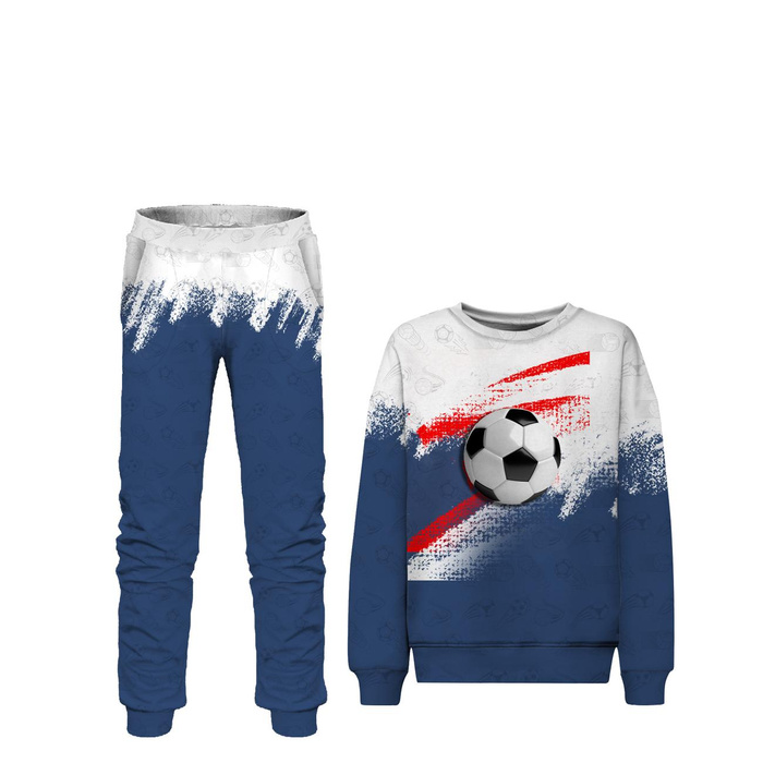 Jogginganzug für Kinder (MILAN) - FUßBALL Ms. 1 - Nähset