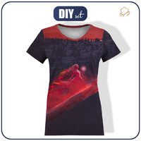 WOMEN’S T-SHIRT - RUBINOWA PANNA BEAST - sewing set M