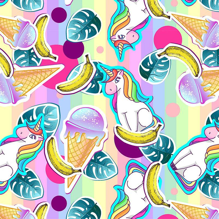 FAIRYTALE UNICORNS / white