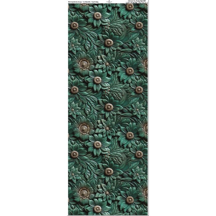 TURNBEUTEL - LEATHER PATTERN MS.14 - klein