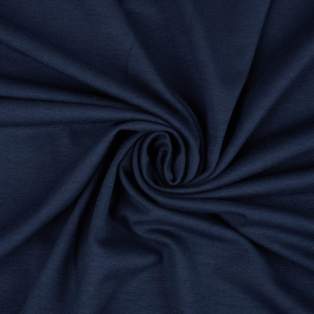 W-30 DUNKELBLAU - Viskose jersey 210g