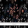 LEAVES PAT. 3 / BLACK - single jersey