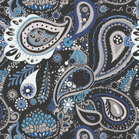 Paisley pattern no. 6 - Thermo lycra