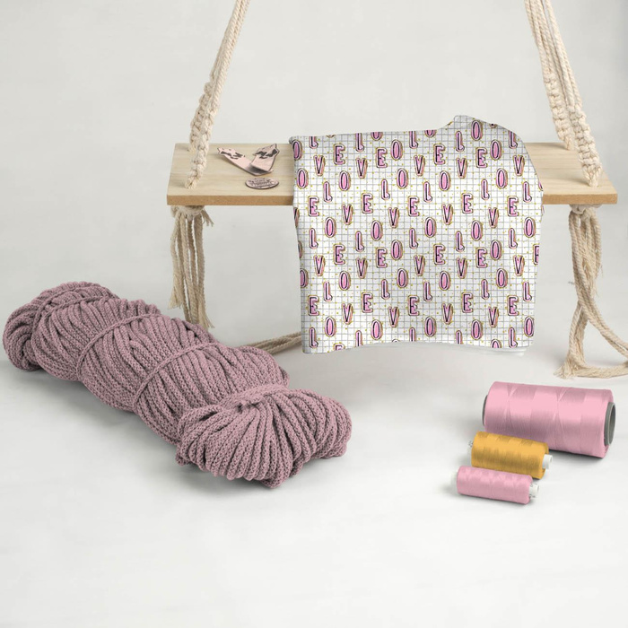 NOTEBOOK LOVE - Waterproof woven fabric