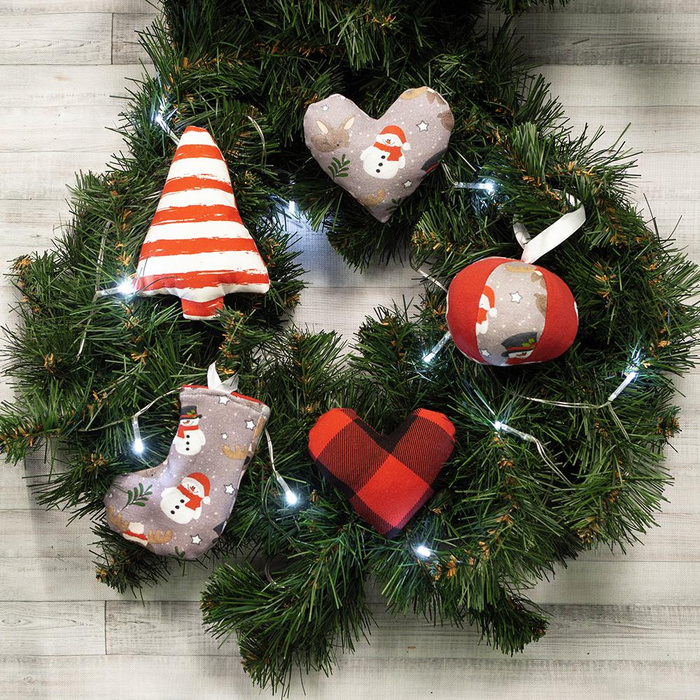 Winterbag + paper pattern for Christmas decorations 