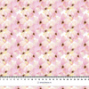 PINK FLOWERS (IN THE MEADOW) - Cotton woven fabric
