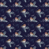 WINTER ROBINS (WINTER IN PARK) - looped knit fabric with elastane ITY