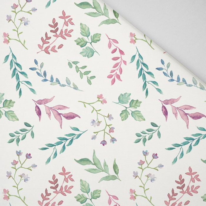 BAREVNÝ HERBÁŘ / bílá - tkanina HOME DECOR PREMIUM