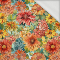 FLOWERS PAPAYA ORANGE WZ. 10 - Sommersweat