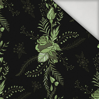 RŮŽE VZ. 5 / černá - lycra 300g