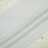 Folded ribbing GREY / white140cm