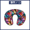 NECK PILLOW - BUTTERFLIES / STAINED GLASS - sewing set