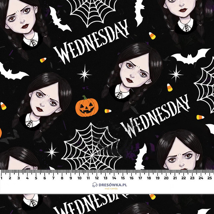 WEDNESDAY Halloween wz.1 - tkanina wodoodporna