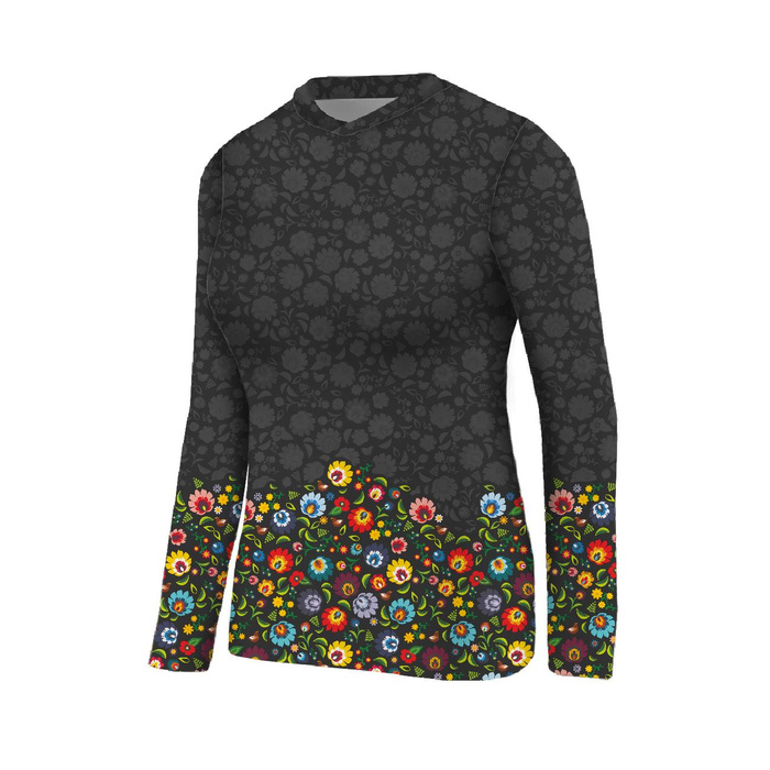 THERMO DAMEN SET (JANE) - LOWICZ FOLKLORE / schwarz - Nähset S