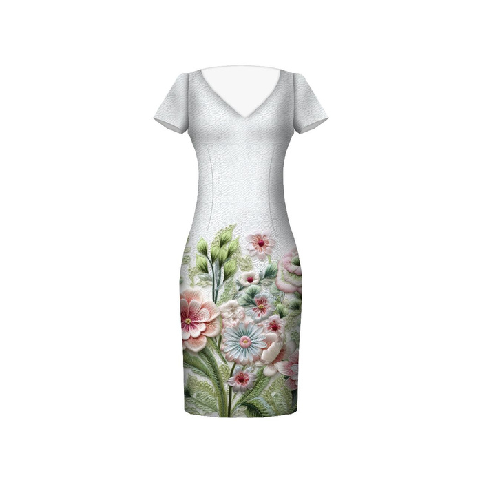 FLOWERS 3D pat. 16 - dress panel 