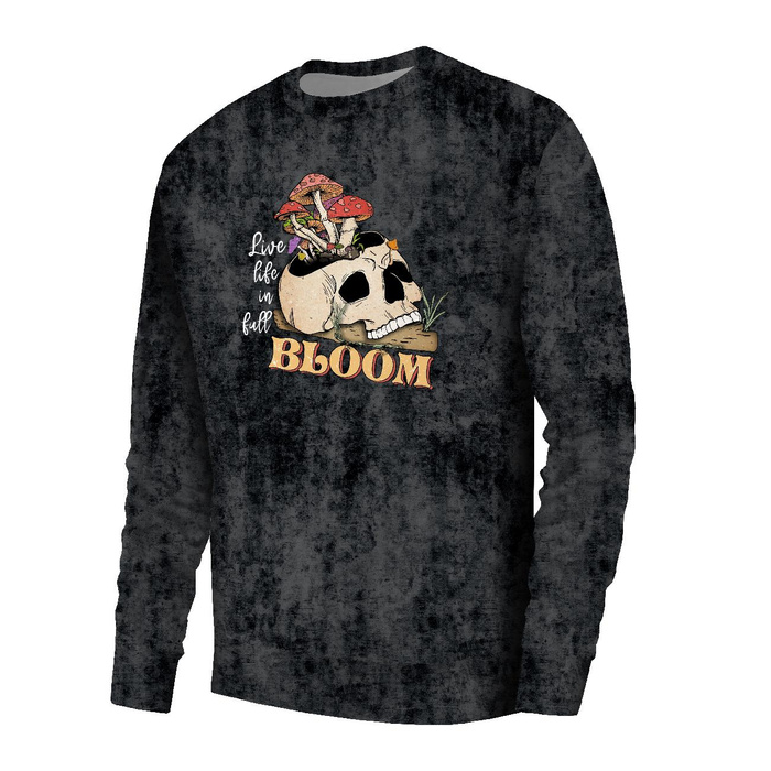MEN’S SWEATSHIRT (OREGON) BASIC - BLOOM - looped knit fabric ITY XXXL