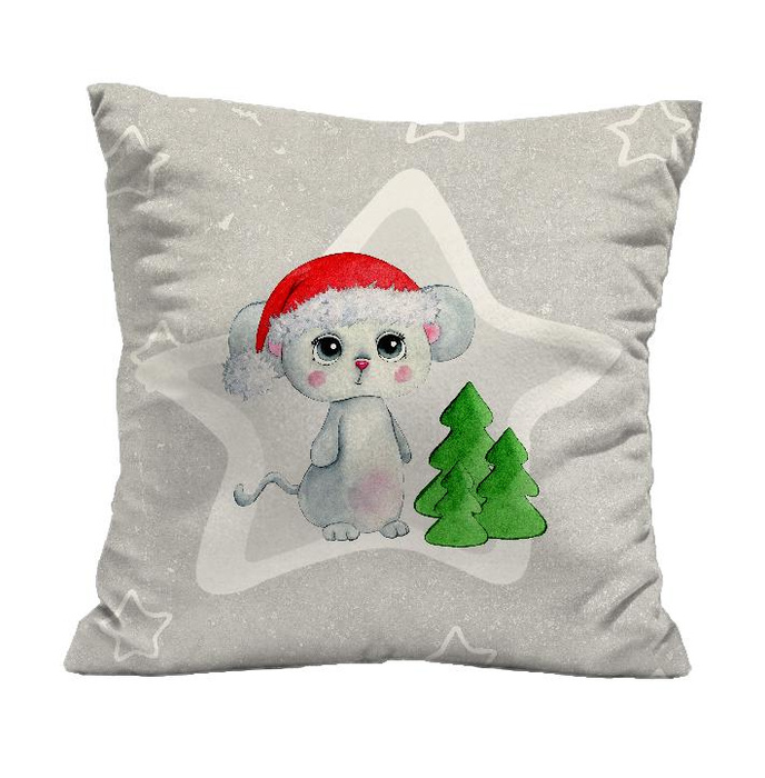 CUSHION PANEL - BLANKA THE WINTER MOUSE