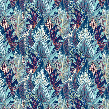 BLUE LEAVES (VINTAGE)