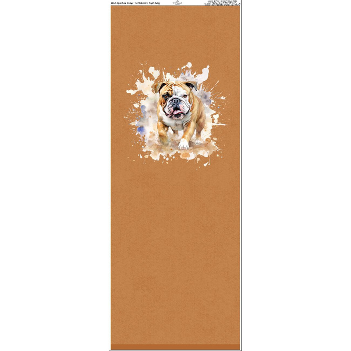 BATOH-PYTEL - WATERCOLOR BULLDOG 