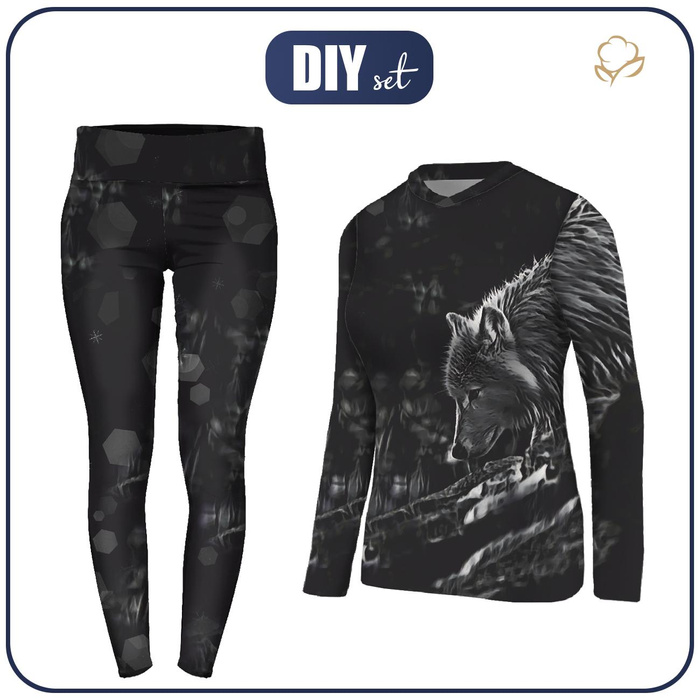 THERMO KOMPLET DAMSKI (JANE) - WILK POLARNY - zestaw do uszycia XXXL