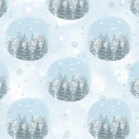 FROST (WINTER IN THE MOUNTAINS) - looped knit fabric