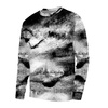 MEN’S SWEATSHIRT (OREGON) BASIC - WATERCOLOR MARBLE MS. 1 (grey) - looped knit fabric XXL