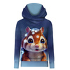 UNISEX HOODIE (HYDRA) - ANIMATED SQUIRREL pat. 2 - sewing set (110/116)