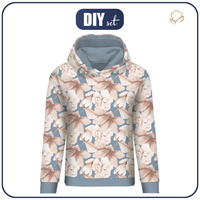 CLASSIC DAMEN HOODIE (POLA) - RETRO FLOWERS M. 2 - Nähset